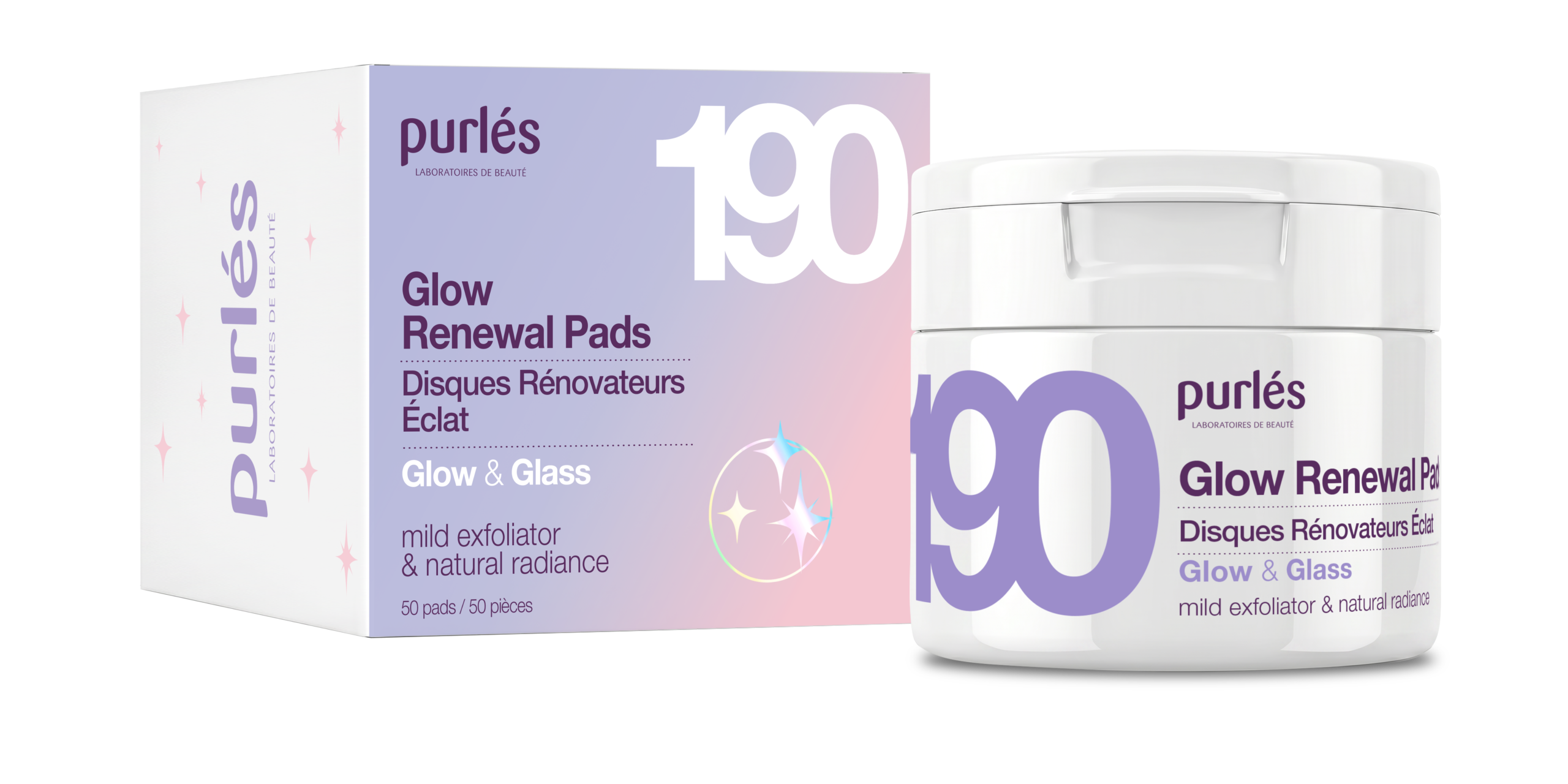 190_Glow Renewal Pads_jar and box HC